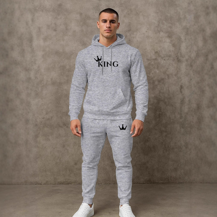 Herren hochwertiger Hoodie und Jogginghose Set Aliams