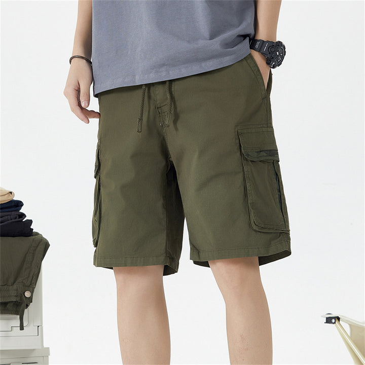 Herren funktionale Cargo-Shorts mit zahlreichen Taschen Aliams