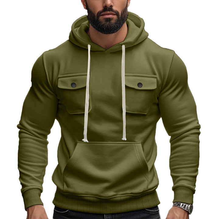 Herren Kapuzenpullover mit praktischen Pattentaschen und modernem Design Aliams