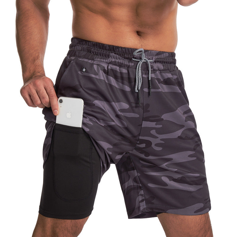 Herren Sportliche Hybrid-Shorts mit praktischen Taschen und atmungsaktivem Material Aliams