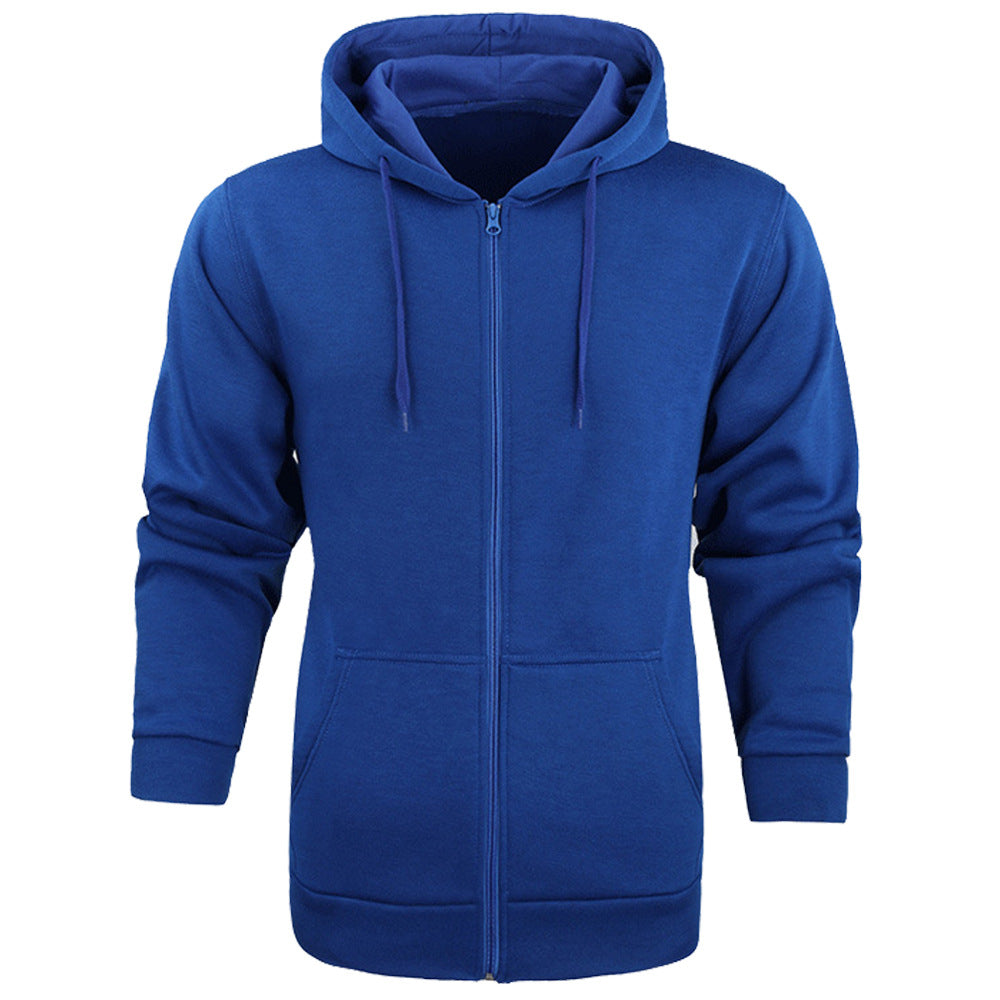 Herren Kapuzensweatshirt mit durchgehendem Reißverschluss und praktischen Taschen Aliams