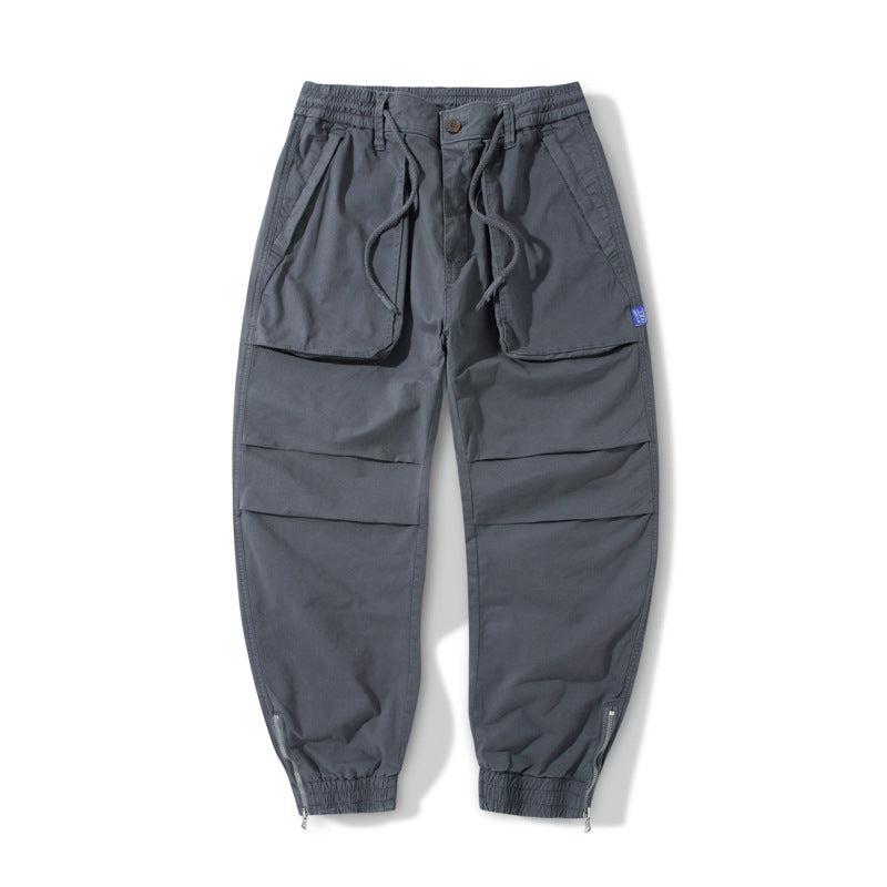 Herren Cargohose mit verstellbarem Bund und praktischen Taschen Aliams