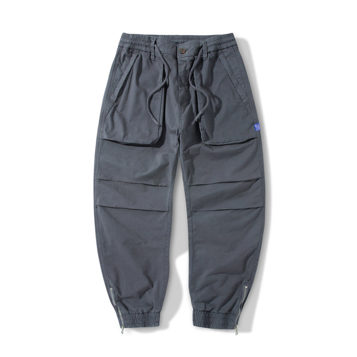 Herren Cargohose mit verstellbarem Bund und praktischen Taschen Aliams