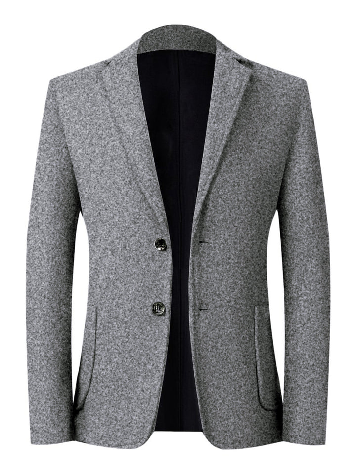 Herren eleganter, strukturierter Anzugblazer Aliams
