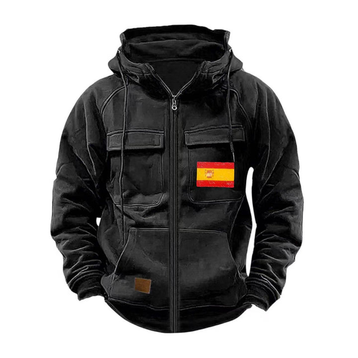 Herren funktionale Jacke mit mehreren Taschen Aliams