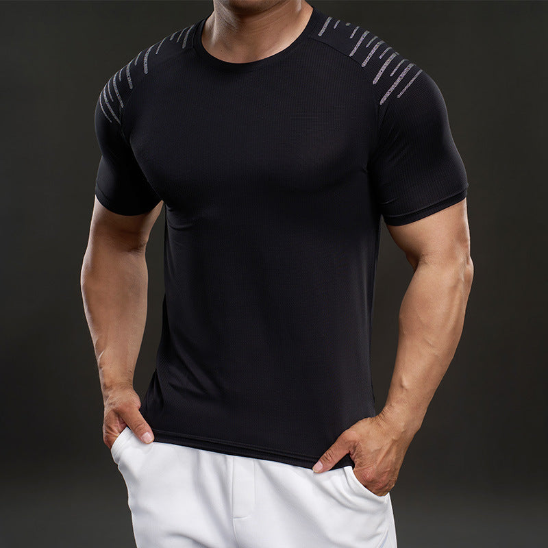 Herren Funktionales Fitness-T-Shirt mit innovativen Belüftungszonen Aliams