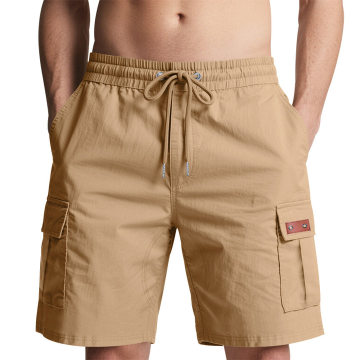 Herren Cargo-Shorts mit elastischem Bund und praktischen Taschen Aliams
