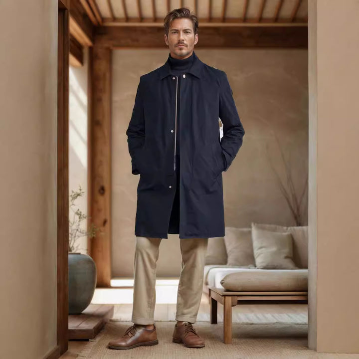 Herren eleganter Übergangsmantel Aliams