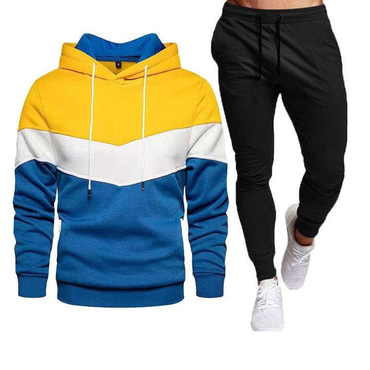 Herren Sportliches Sweatshirt und Jogginghose Set Aliams
