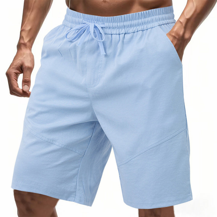 Herren lässige Strandshorts mit elastischem Bund und praktischen Taschen Aliams
