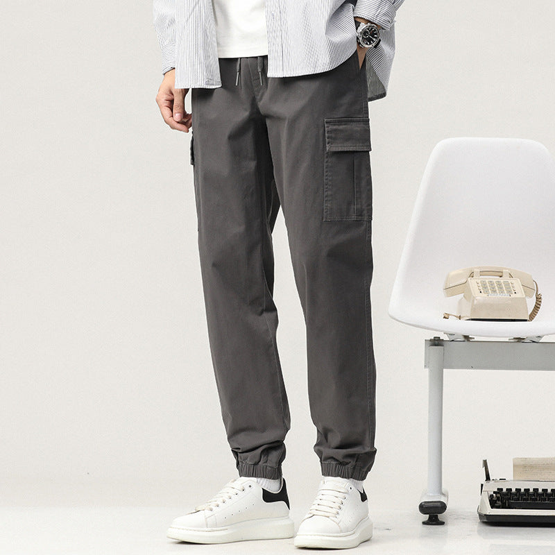 Herren Cargo-Longpants mit elastischem Bund und praktischen Seitentaschen Aliams