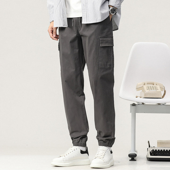 Herren Cargo-Longpants mit elastischem Bund und praktischen Seitentaschen Aliams