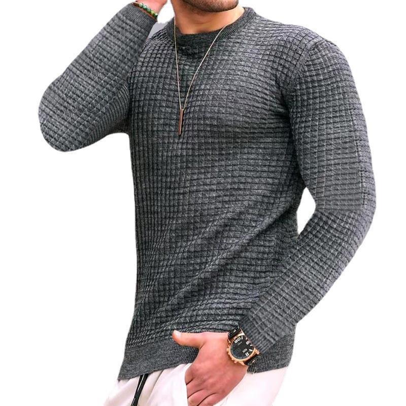 Herren Strickpullover mit strukturiertem Design Aliams
