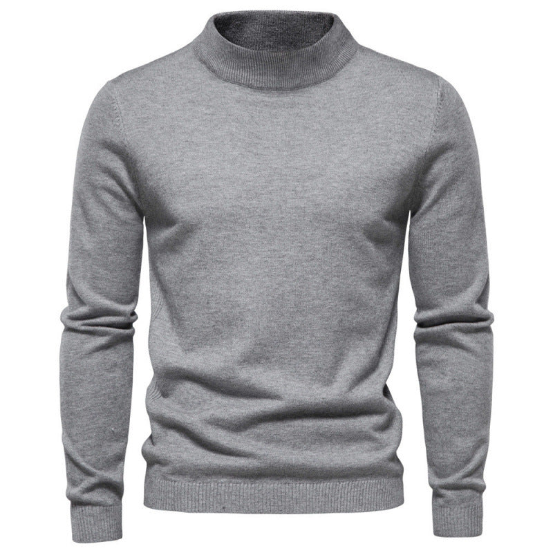 Herren Strickpullover mit hohen Kragen Aliams
