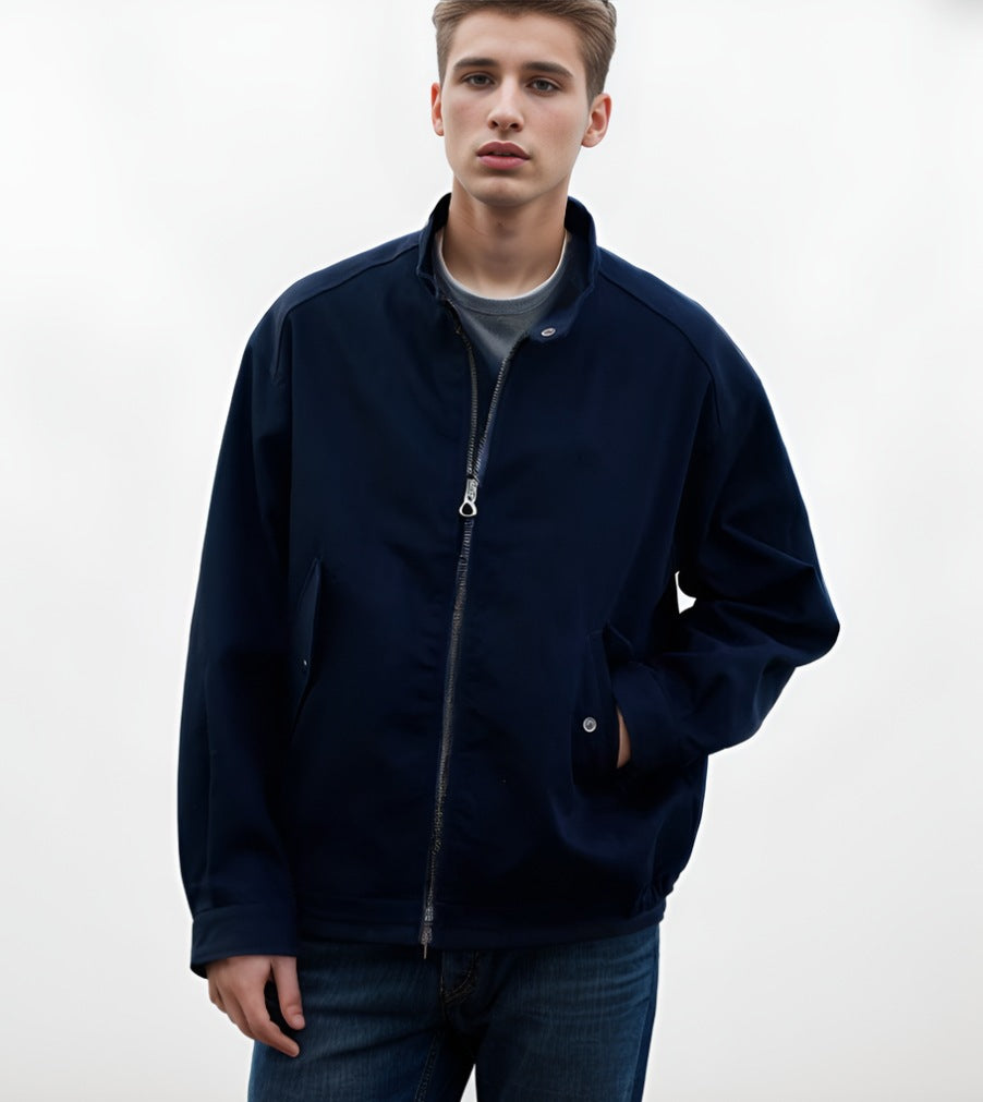Herren vielseitige Bomberjacke mit praktischen Taschen Aliams