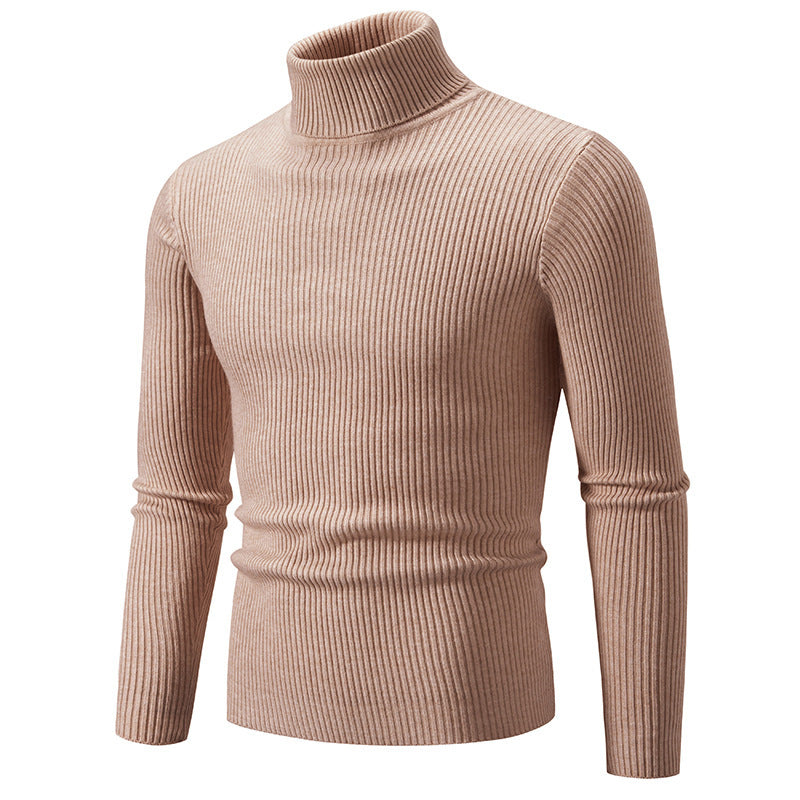 Herren feiner Rollkragenpullover aus langlebigem Strickmaterial Aliams