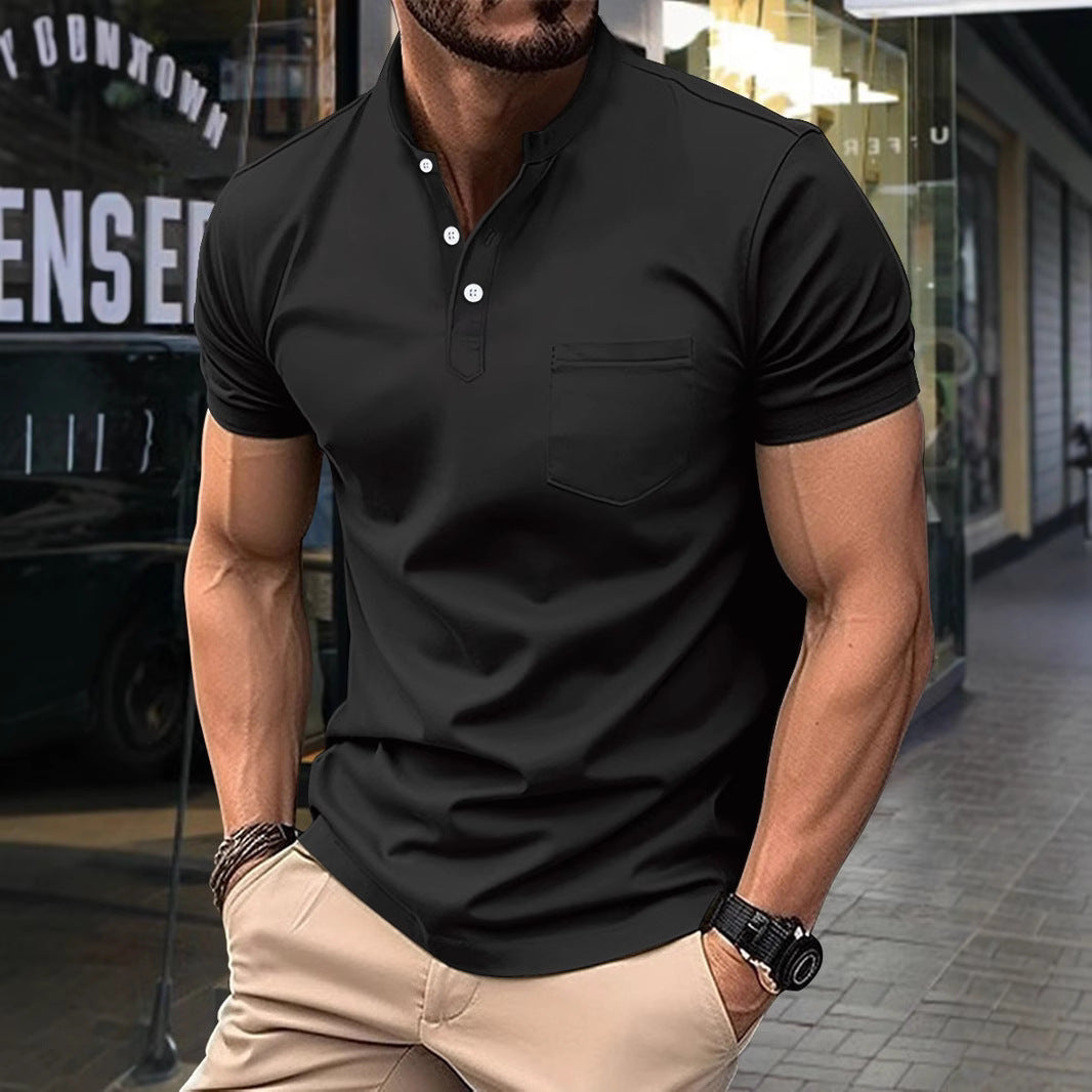 Herren Poloshirt mit modernem Kragen Aliams