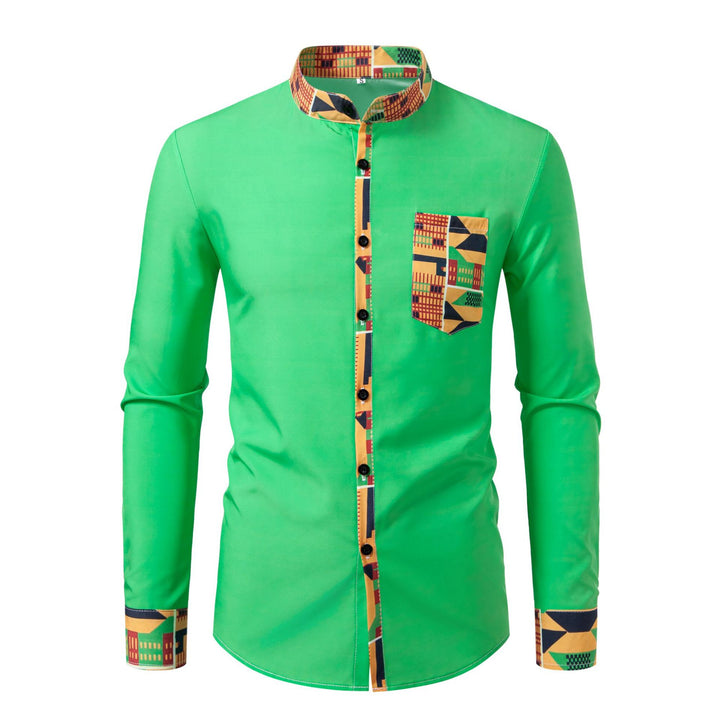 Herren Hemd im modernen afrikanischen Design Aliams