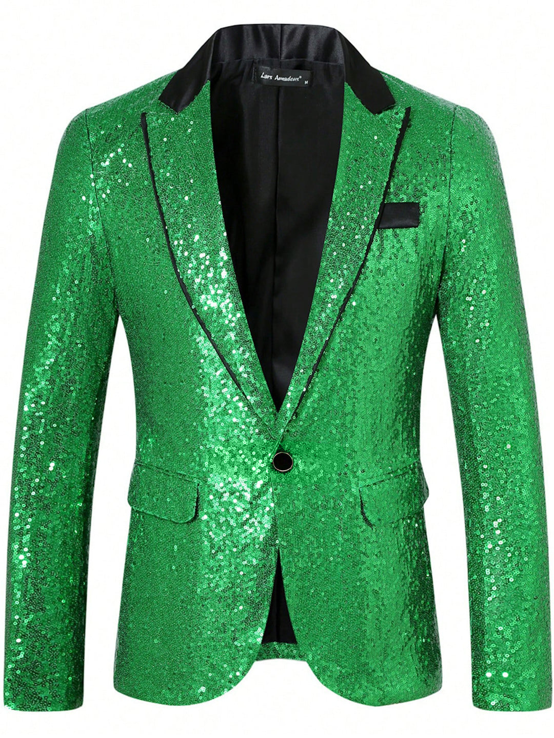 Herren Glamouröser Paillettenblazer Aliams