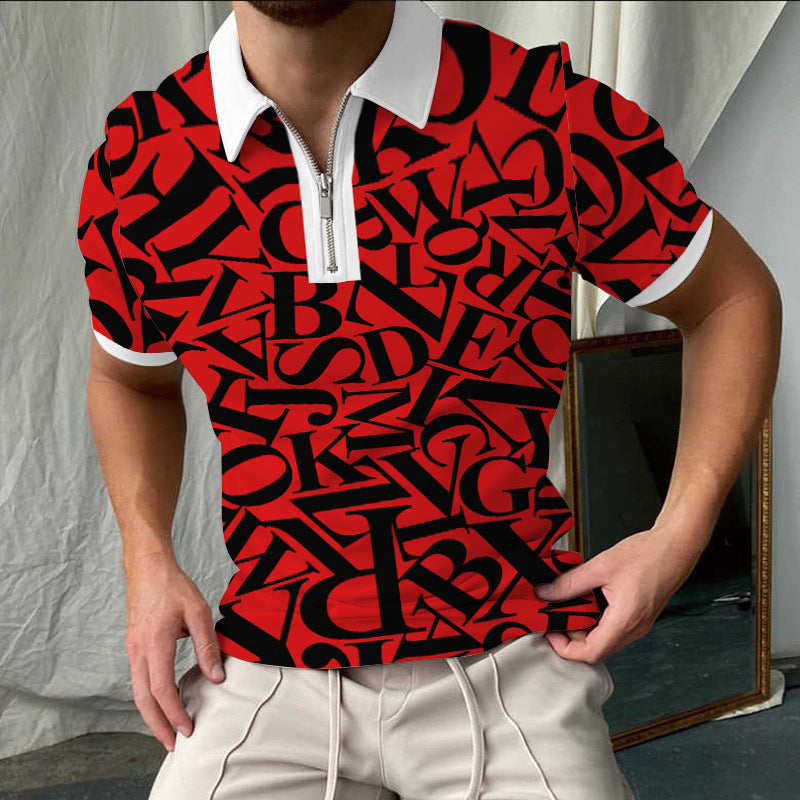 Stylisches Kariertes Kurzarm-Polo-Shirt für Herren Aliams