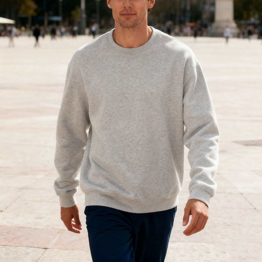 Herren bequemer Sweatshirt mit relaxed-fit Schnitt und elastischen Bündchen Aliams