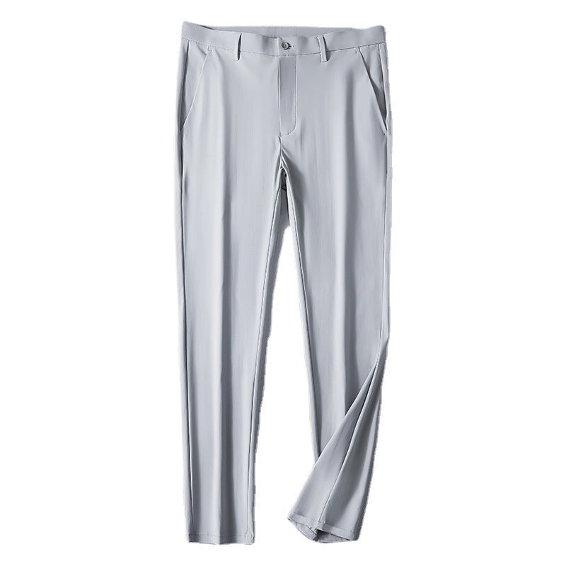 Herren klassische Anzughose mit schmalem Schnitt und bequemen Eigenschaften Aliams