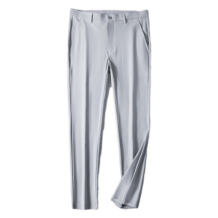 Herren klassische Anzughose mit schmalem Schnitt und bequemen Eigenschaften Aliams