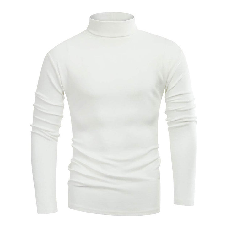 Herren Elegantes Langarm-Polohemd Aliams