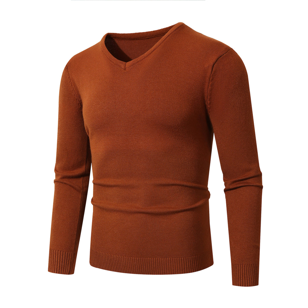Herren V-Ausschnitt Feinstrickpullover Aliams