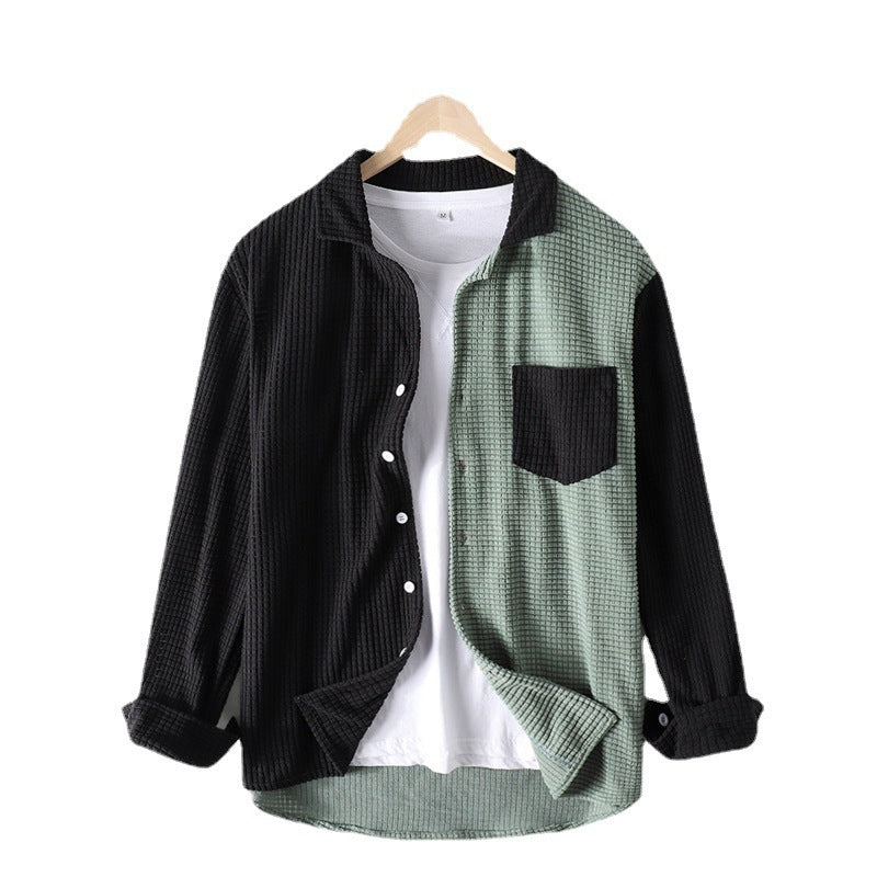 Damen lässiges Waffle-Longsleeve Hemd Aliams