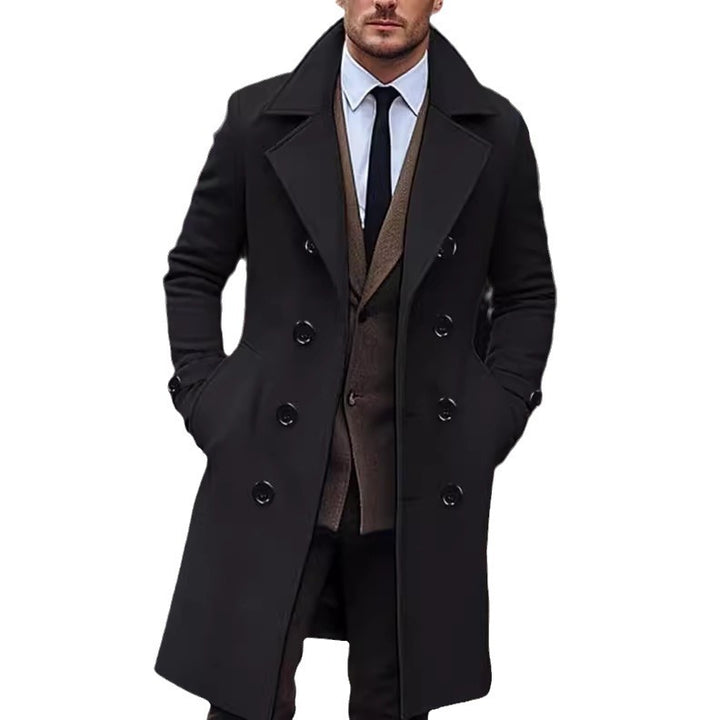 Herren doppelter Wollmantel Aliams