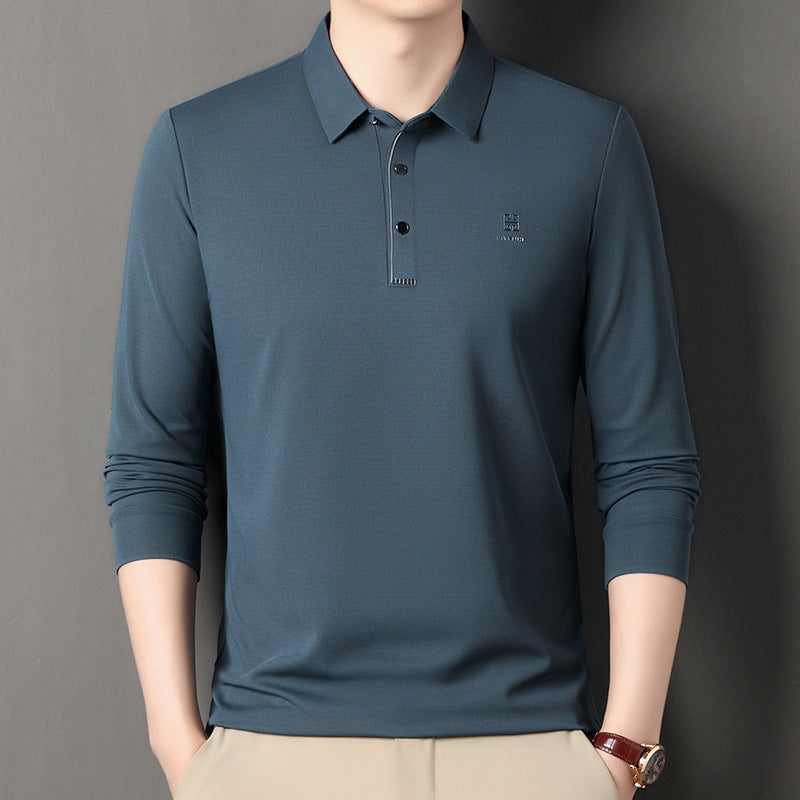 Herren sportliches Langarm Poloshirt mit innovativer Passform und feuchtigkeitsregulierendem Material Aliams