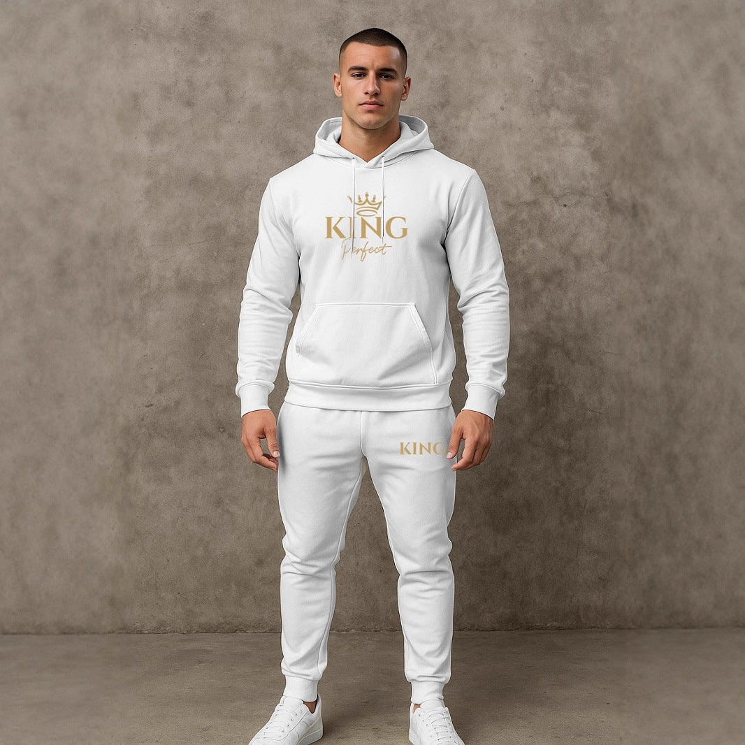 Herren Premium Kapuzenpullover und Jogginghose Set Aliams