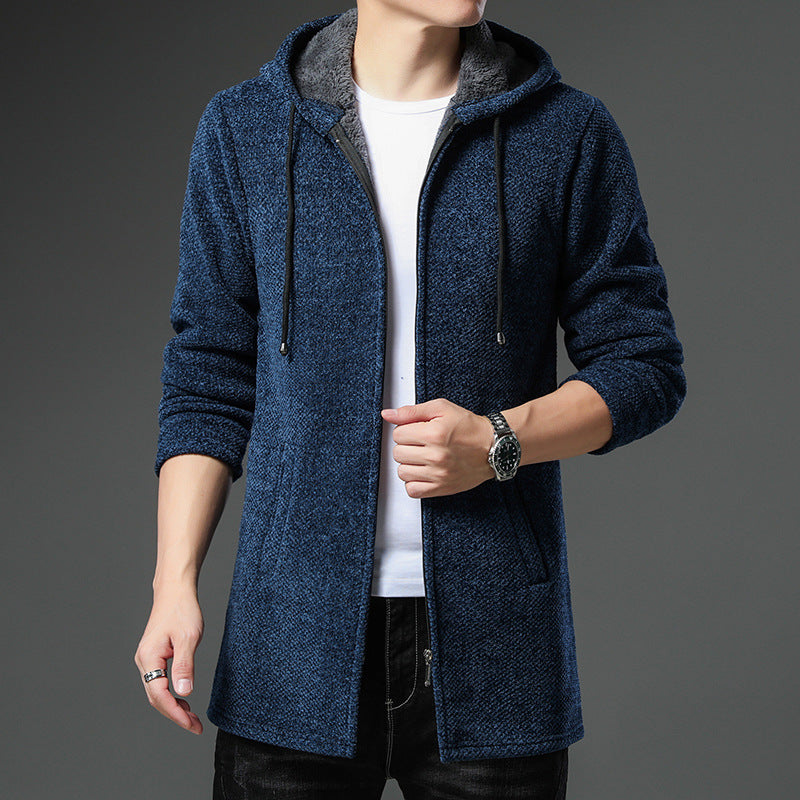 Herren urbane Freizeitjacke mit Kapuze Aliams