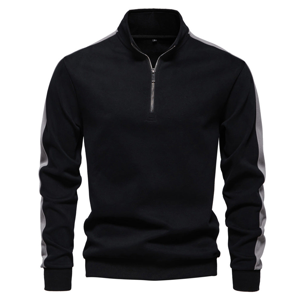 Herren Sportpullover mit Stehkragen Aliams