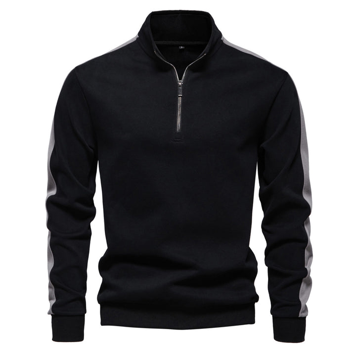 Herren Sportpullover mit Stehkragen Aliams