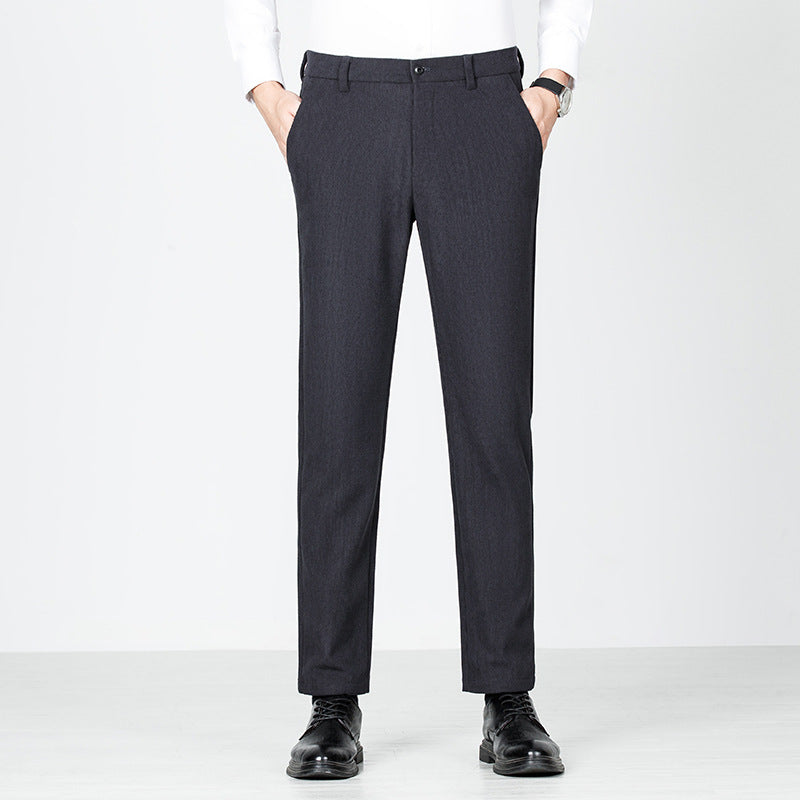 Herren elegante Anzughose mit feiner Struktur und modernem Schnitt Aliams