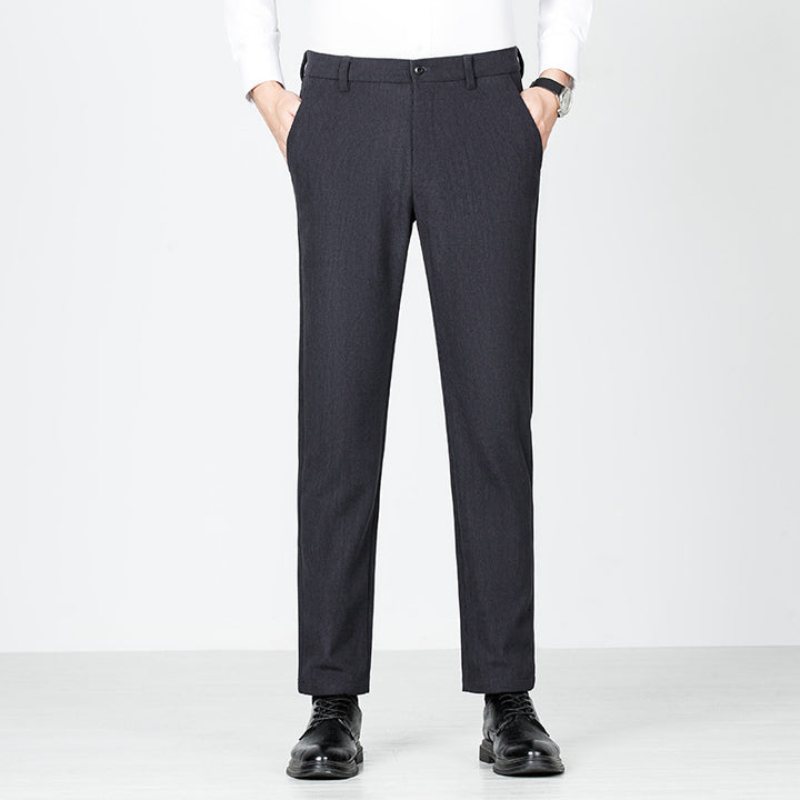 Herren elegante Anzughose mit feiner Struktur und modernem Schnitt Aliams