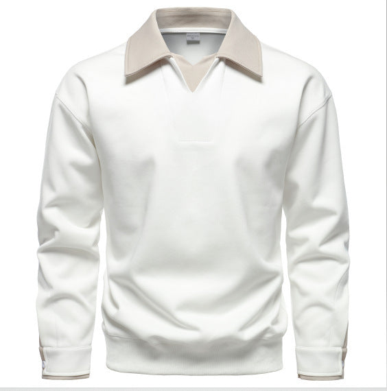 Herren sportlicher Pullover mit modernem Kragen und optimalem Komfort Aliams