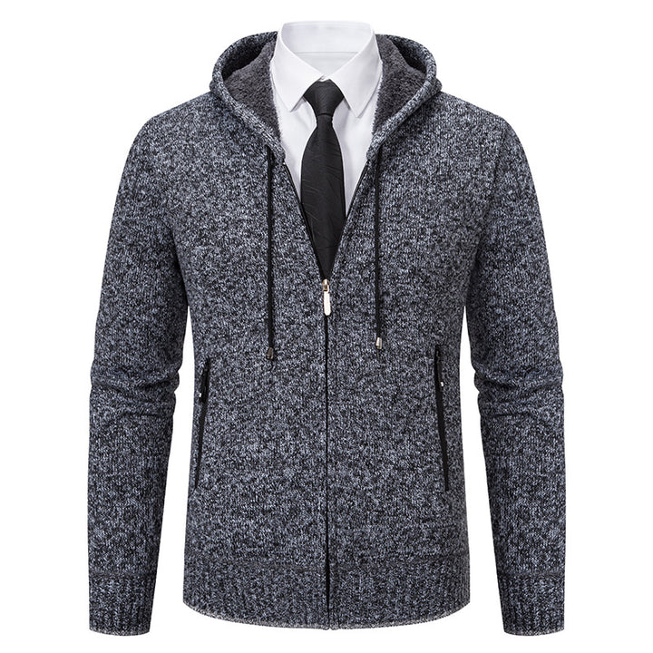 Herren Kapuzenjacke mit softem Fleece-Futter und eleganten Details Aliams