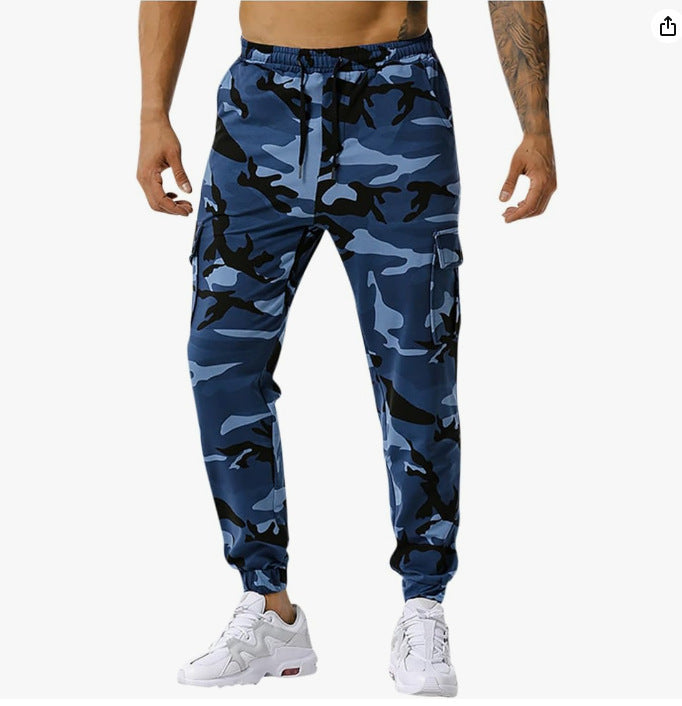 Herren Cargohose mit elastischem Bund und praktischen Seitentaschen Aliams