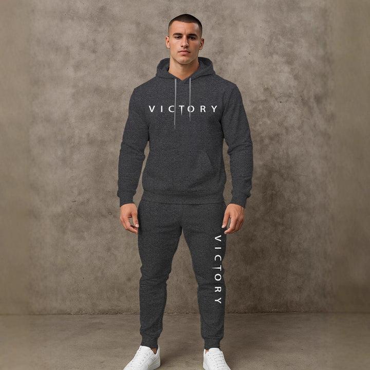 Herren komfortabler Sportanzug mit modernem Schriftzug Aliams