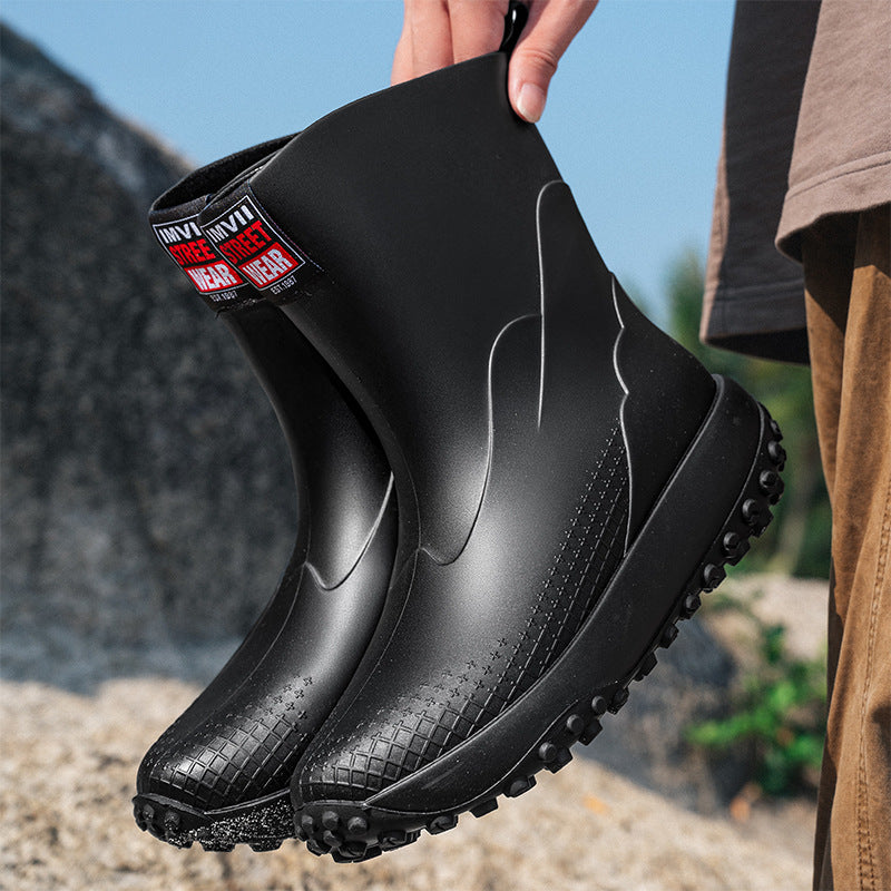 Herren Gummistiefel mit rutschfester Sohle Aliams