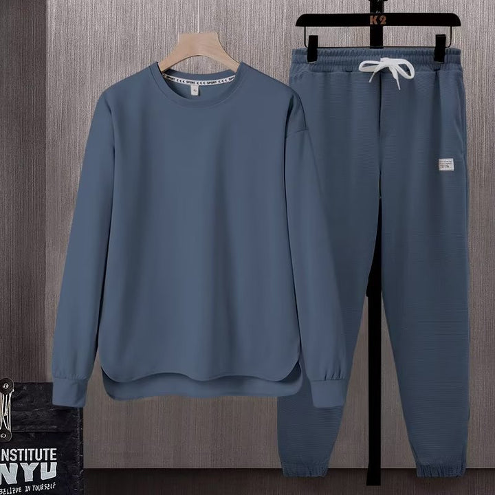 Damen komfortables Sweatshirt und lässige Jogginghose Set Aliams