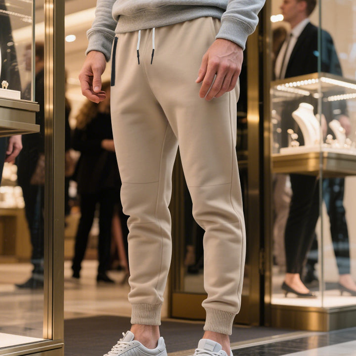 Herren Sportliche Jogginghose mit elastischem Bund und praktischen Taschen Aliams