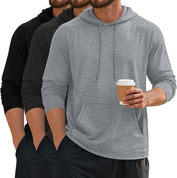 Herren Kapuzenpullover mit praktischem Kängurutaschen-Design und hochwertigem Material Aliams
