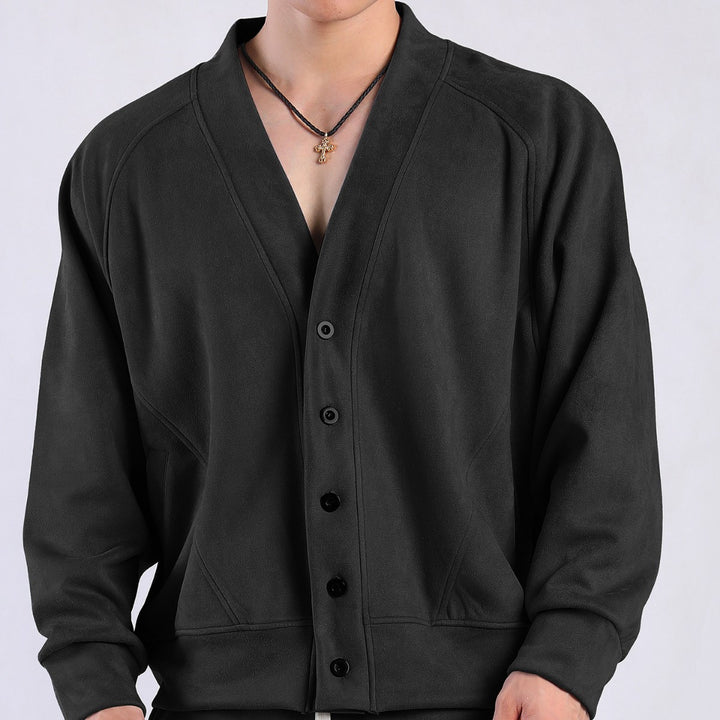 Herren elegante Kapuzenjacke mit weichem Innenfutter und modischen Details Aliams