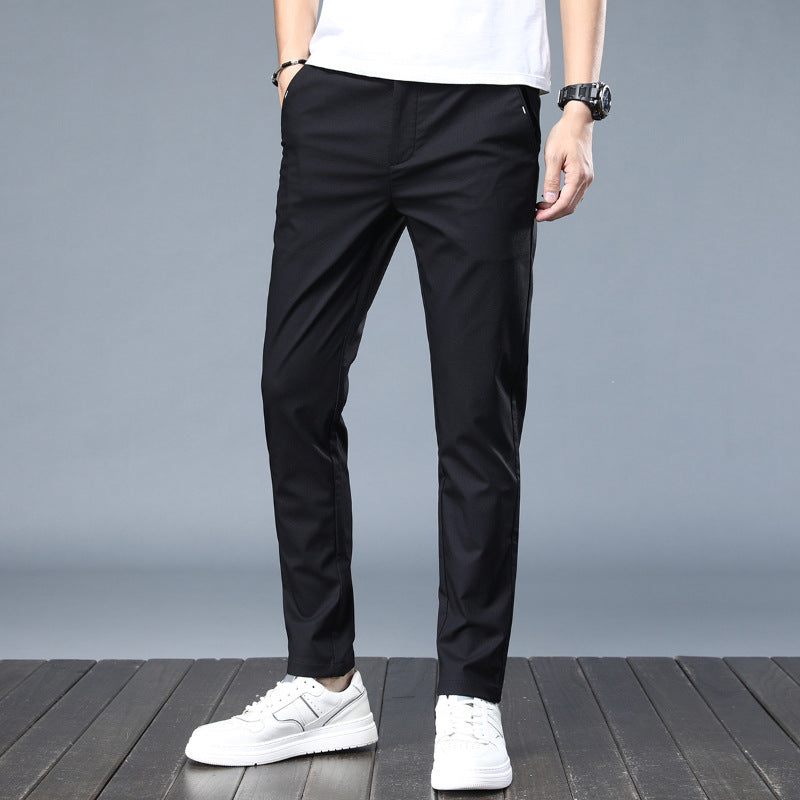 Herren bequeme Chino-Hosen mit leichtem Stretch-Material Aliams