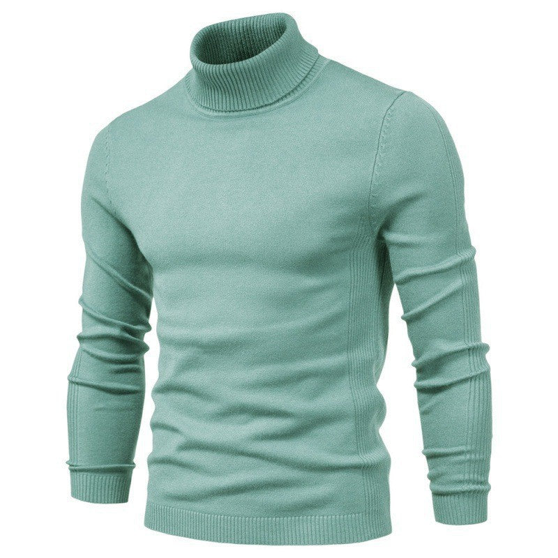 Herren eleganter Rollkragenpullover aus weichem Strick Aliams