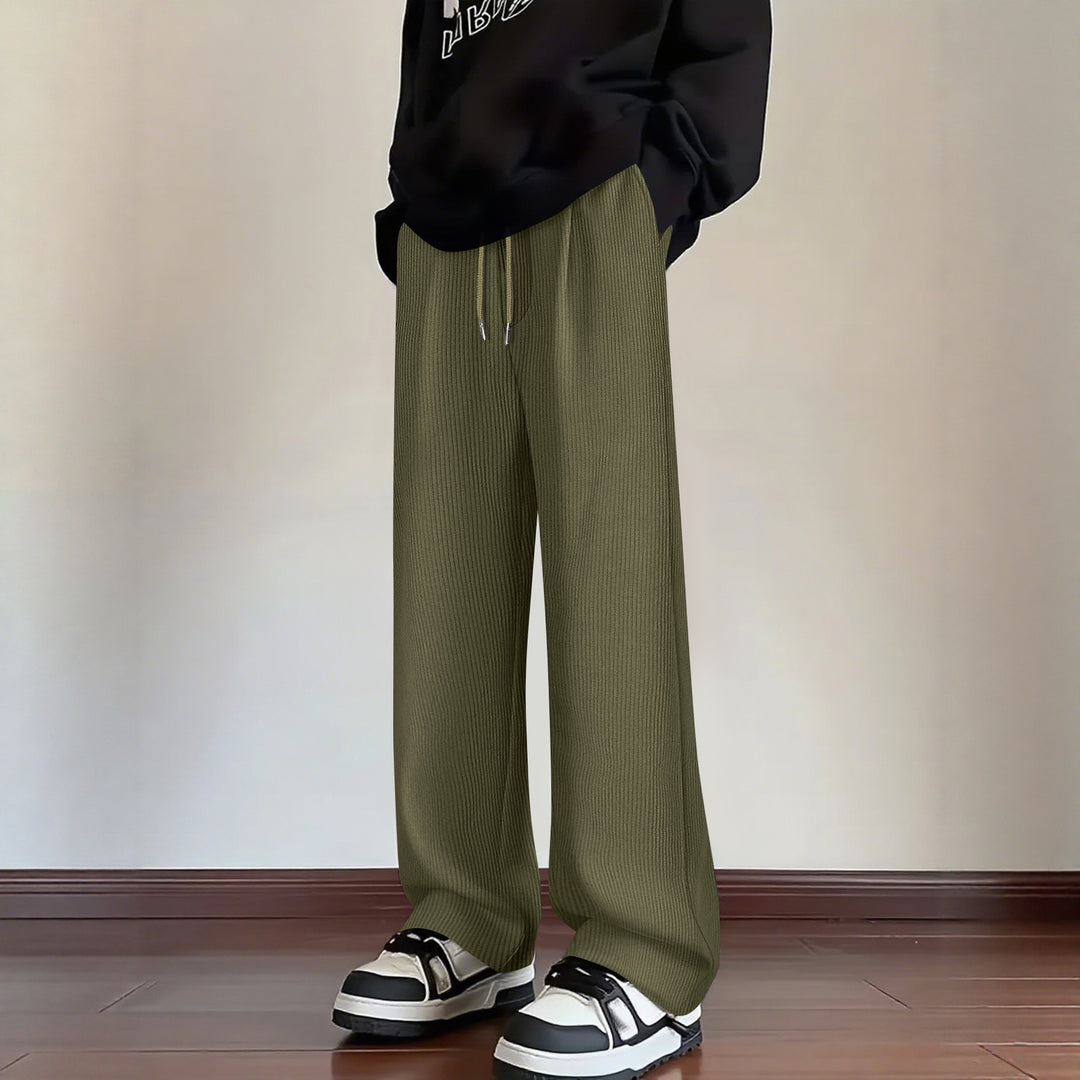 Herren elegante weiche Ripp-Hose Aliams